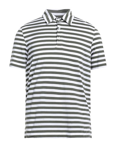 FEDELI Polo shirt Military green 100% Cotton