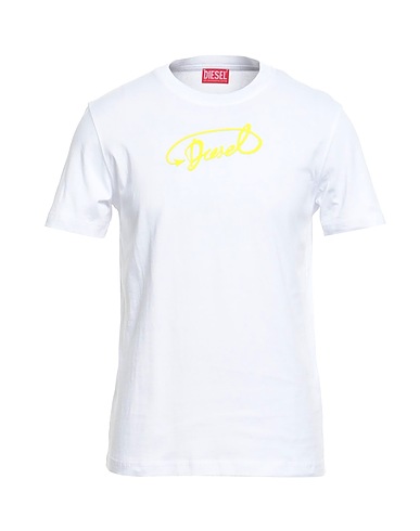 DIESEL T-shirt White 100% Cotton