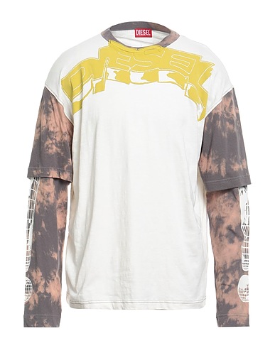 DIESEL Ｔシャツ オフホワイト コットン 100%