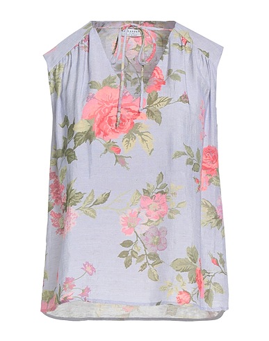 BALLANTYNE Top Sky blue 55% Linen, 45% Viscose