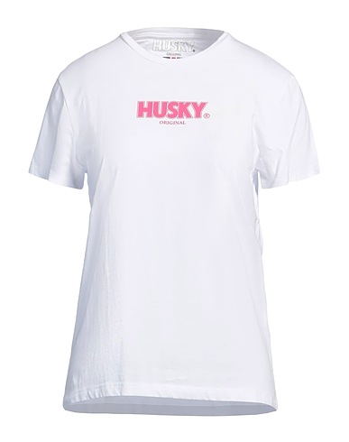 HUSKY T-shirt White 100% Cotton