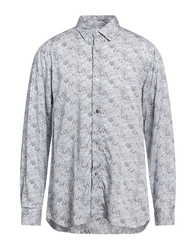 AGLINI Patterned shirt Grey 100% Lyocell