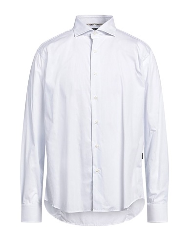 AQUASCUTUM ACTIVE Striped shirt White 100% Cotton