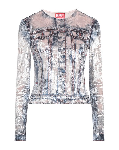 DIESEL T-shirt Taupe 93% Polyester, 7% Elastane