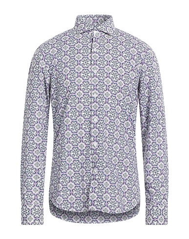 SONRISA Patterned shirt Navy blue 100% Cotton