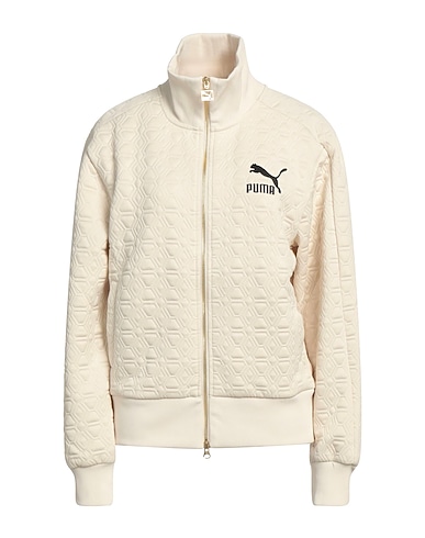 PUMA Sweatshirt Ivory 98% Polyester, 2% Elastane