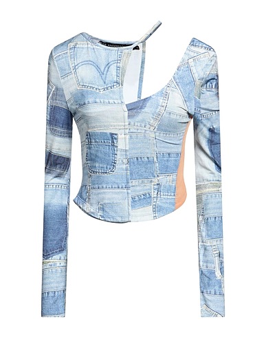 ANDERSSON BELL Top Blue 100% Polyester, Elastane