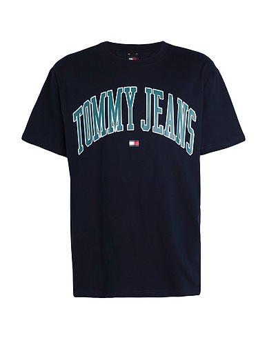 TOMMY JEANS T-shirt Blu notte 100% Cotone