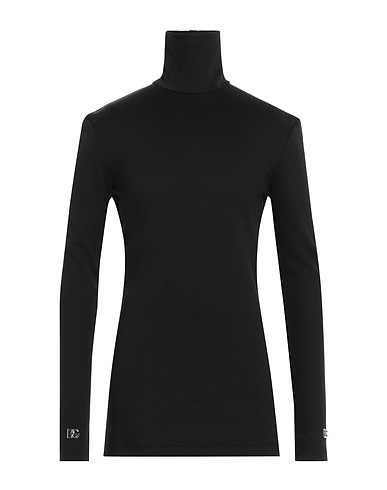 DOLCE&GABBANA Camiseta Negro 92% Poliéster, 8% Elastán, Zamak