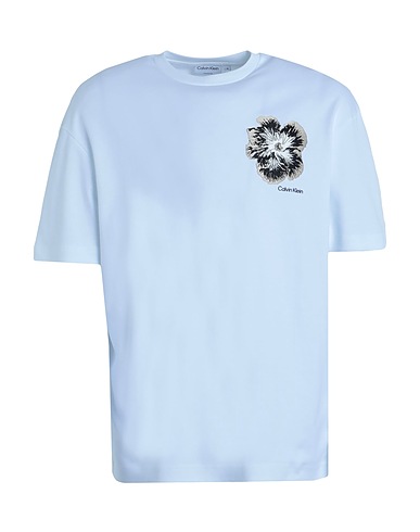 CALVIN KLEIN T-shirt Bianco 100% Cotone