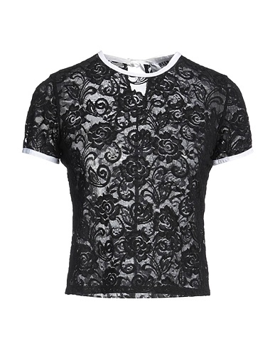 MSGM Top Black 90% Polyamide, 10% Elastane