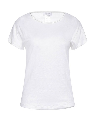 GRAN SASSO T-shirt White 100% Linen