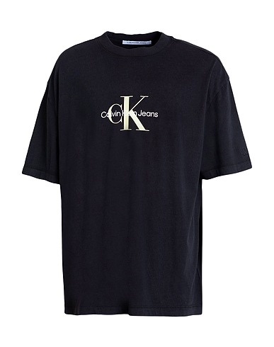 CALVIN KLEIN JEANS T-shirt Black 100% Cotton
