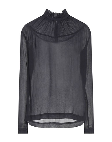 VICTORIA, VICTORIA BECKHAM Top Black 54% Acetate, 26% Polyamide, 20% Silk