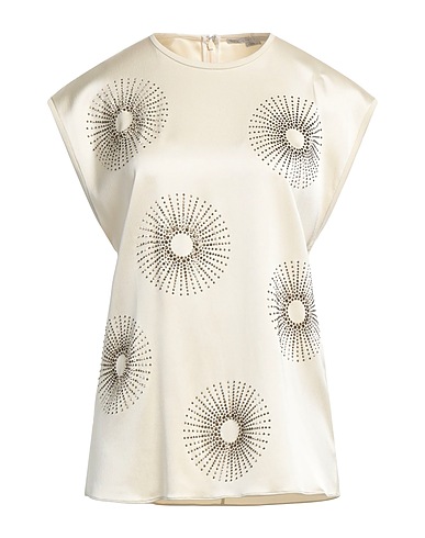STELLA McCARTNEY Top Cream 97% Viscose, 3% Elastane