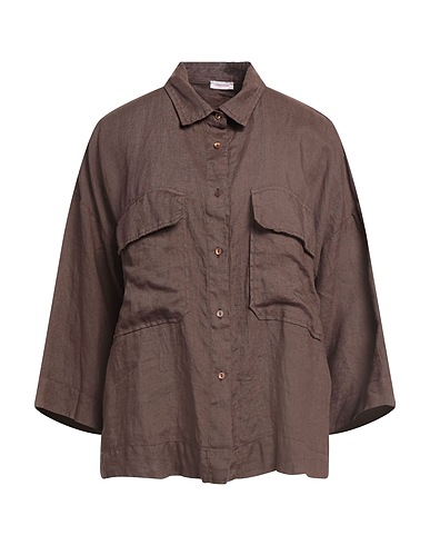 ROSSOPURO Camicie e bluse tinta unita 100% Lino