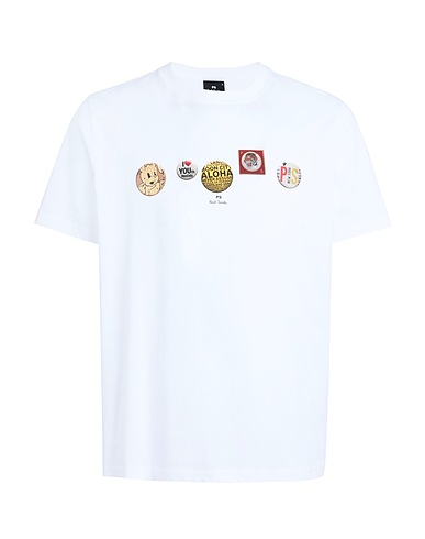 PS PAUL SMITH T-shirt White 100% Organic cotton