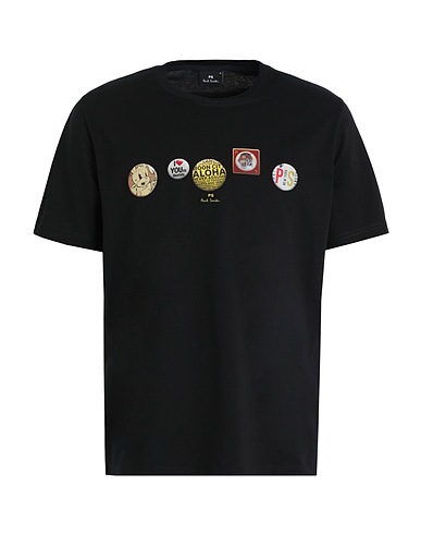 PS PAUL SMITH T-shirt Black 100% Organic cotton