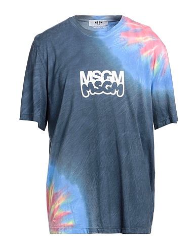 MSGM T-shirt Slate blue 100% Cotton
