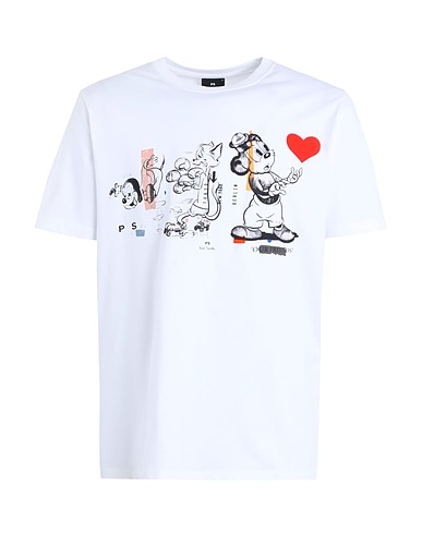 PS PAUL SMITH T-shirt White 100% Organic cotton
