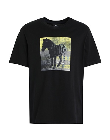 PS PAUL SMITH T-shirt Black 100% Organic cotton