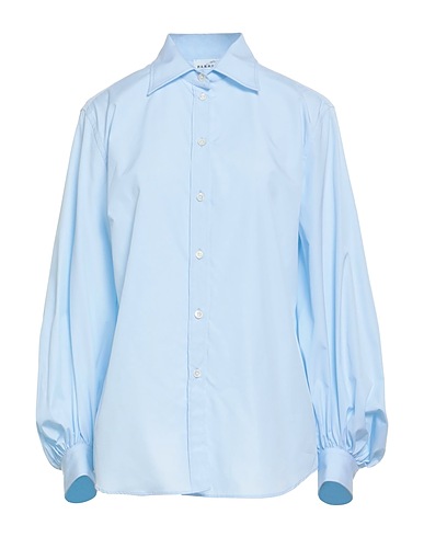 P.A.R.O.S.H. Solid colour shirts & blouses Sky blue 100% Cotton