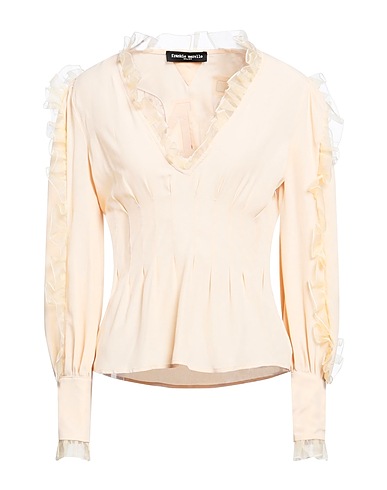 FRANKIE MORELLO Top Beige 100% Polyester
