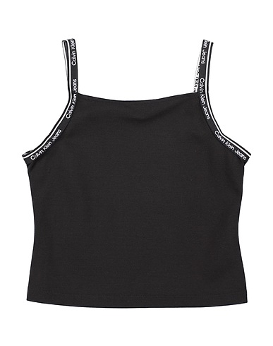 CALVIN KLEIN JEANS Top Noir 66% Viscose, 30% Polyamide, 4% Élasthanne
