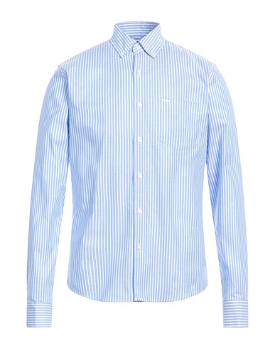 MICHAEL KORS MENS Checked shirt Azure 100% Cotton