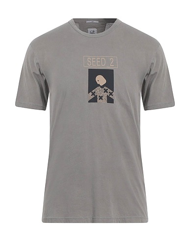 C.P. COMPANY T-shirt Grigio 100% Cotone