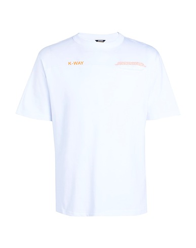 K-WAY Camiseta FANTOME LETTERING - POCKET    
 Blanco 100% Algodón