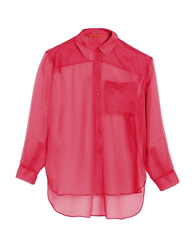 MAX&Co. Solid colour shirts & blouses Garnet 100% Polyester