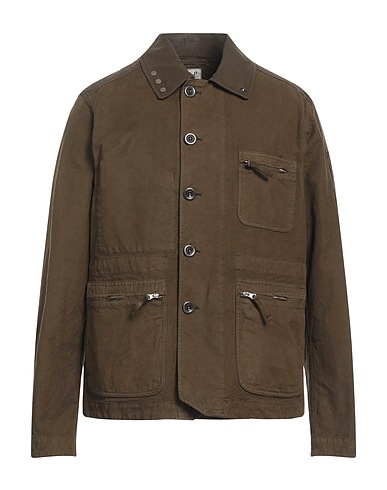 C.P. COMPANY Solid colour shirt Military green 100% Cotton