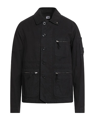 C.P. COMPANY Solid colour shirt Black 100% Cotton