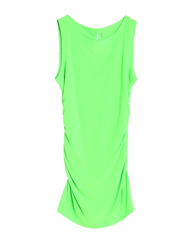 NORMA KAMALI T-shirt Lime green 95% Polyester, 5% Elastane