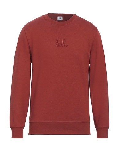 C.P. COMPANY Felpa Marrone 100% Cotone