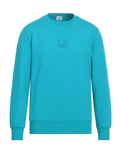 C.P. COMPANY Sweatshirt Turquoise 100% Cotton
