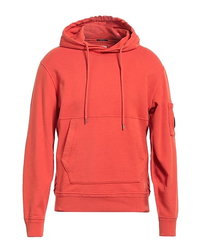C.P. COMPANY Hooded sweatshirt Rust 100% Cotton