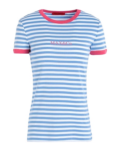MAX&Co. T-shirt Light blue 100% Cotton