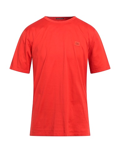 C.P. COMPANY T-shirt Rosso pomodoro 100% Cotone