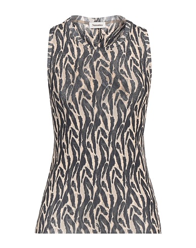 NANUSHKA Top Beige 100% Recycled polyester