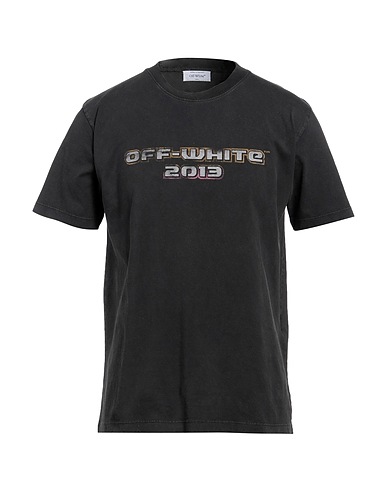 OFF-WHITE™ T-shirt Charcoal 100% Cotton, Elastane