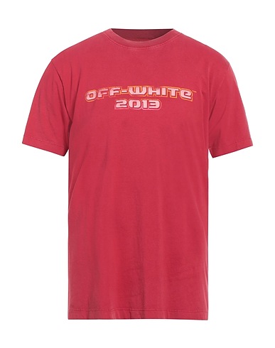 OFF-WHITE™ T-shirt Mattone 100% Cotone, Elastan