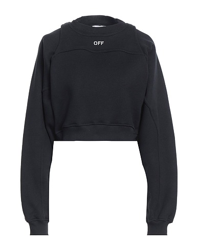 OFF-WHITE™ Sweatshirt Black 100% Cotton, Elastane