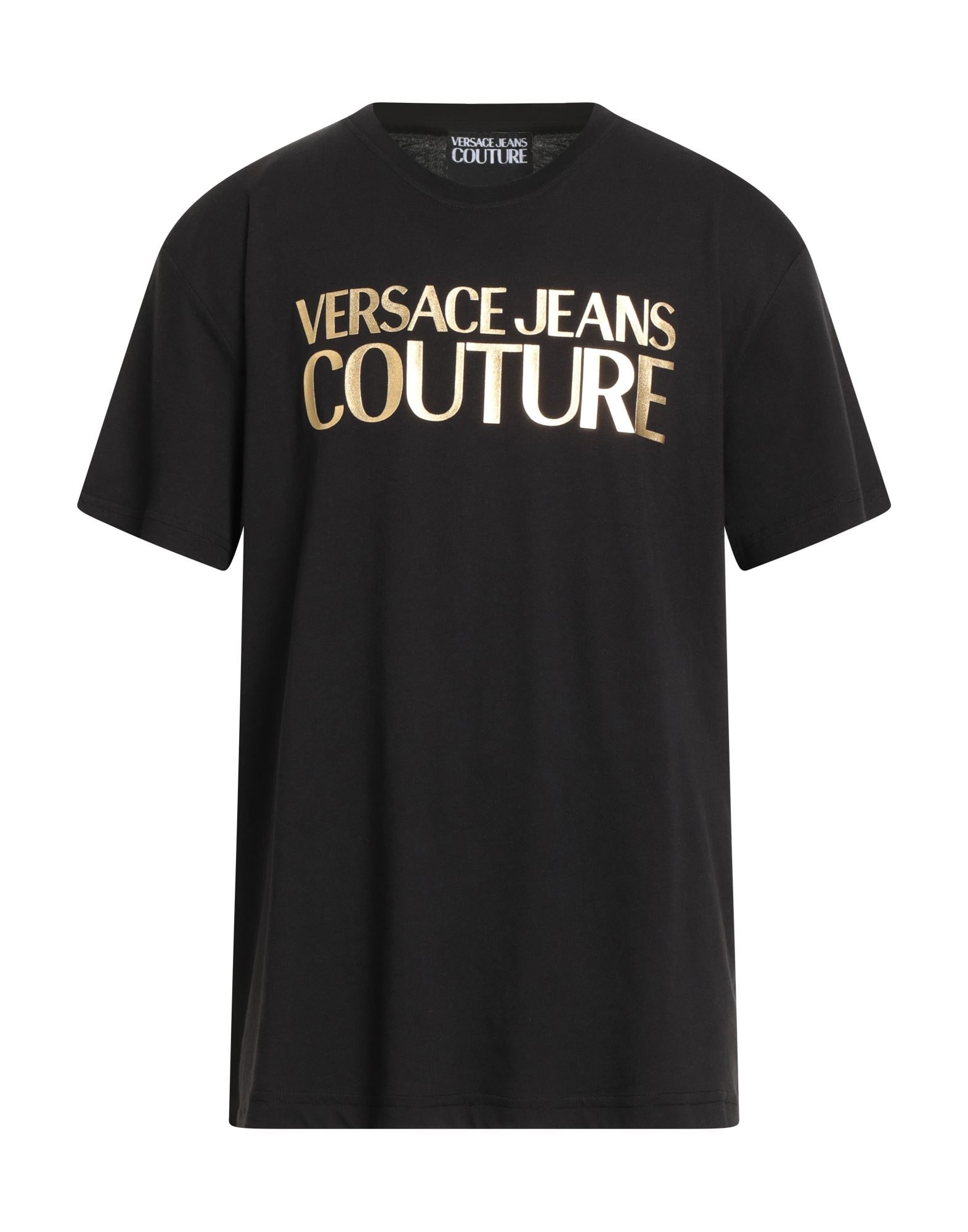 VERSACE 黒 Tシャツ　M Medusa Logo T-Shirt Black | VERSACE US