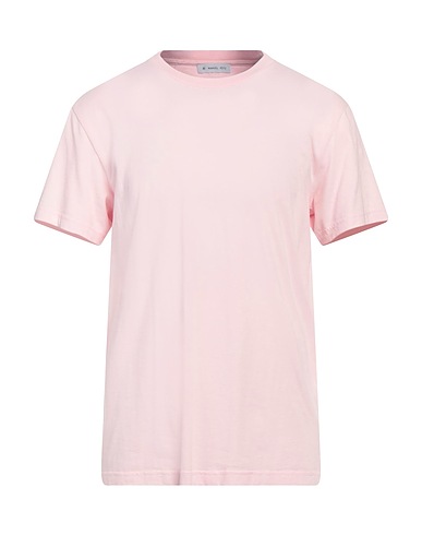 MANUEL RITZ Basic T-Shirt Pink 100% Cotton