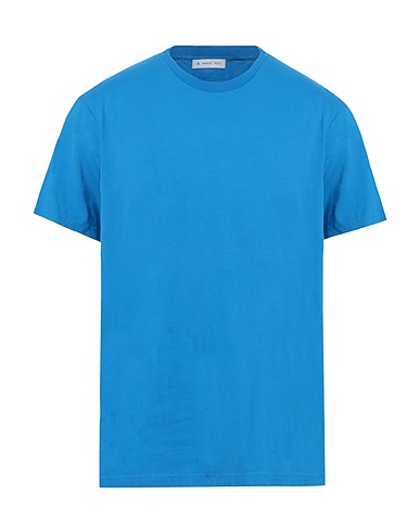 MANUEL RITZ Basic T-Shirt Azure 100% Cotton