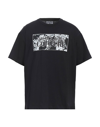 VERSACE JEANS COUTURE T-shirt Black 100% Cotton