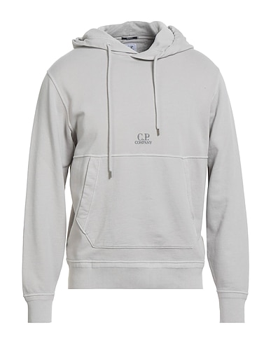 C.P. COMPANY Hooded sweatshirt Light grey 100% Cotton