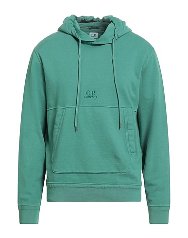 C.P. COMPANY Felpa Verde 100% Cotone